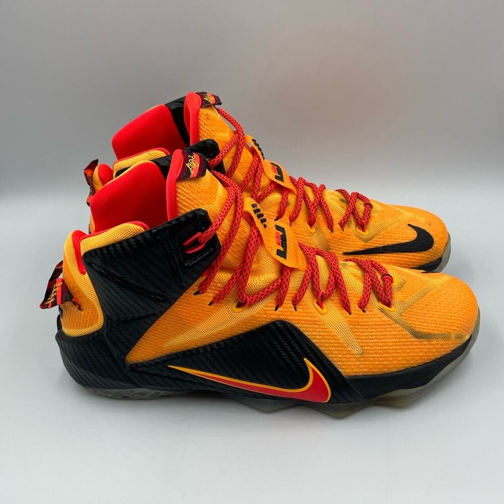 Nike‎ LeBron 12 Witness ‘CLE’ Basketball Shoes 684593-830 Men’s Sz 10.5